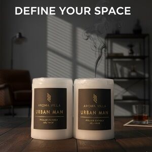 Urban Man Pillar Candle Set

Aroma Villa